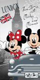 Osuška Mickey a Minnie v Londýne 70/140
