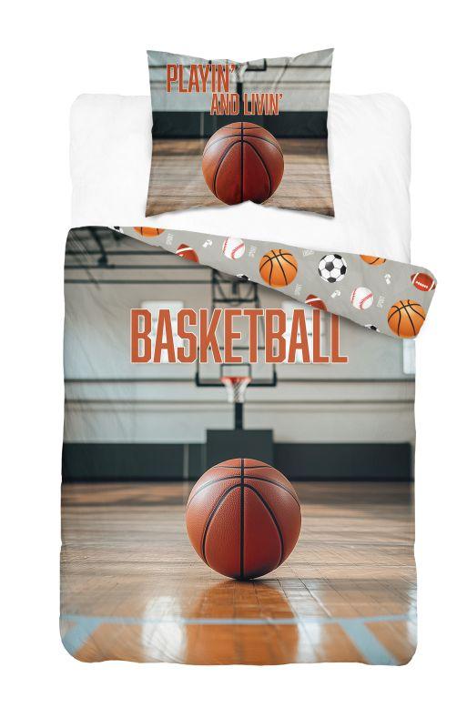 DETEXPOL Bavlnené obliečky Basketball 140x200 cm