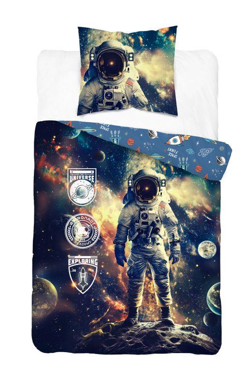 DETEXPOL Bavlnené obliečky Kozmonaut 140x200 cm