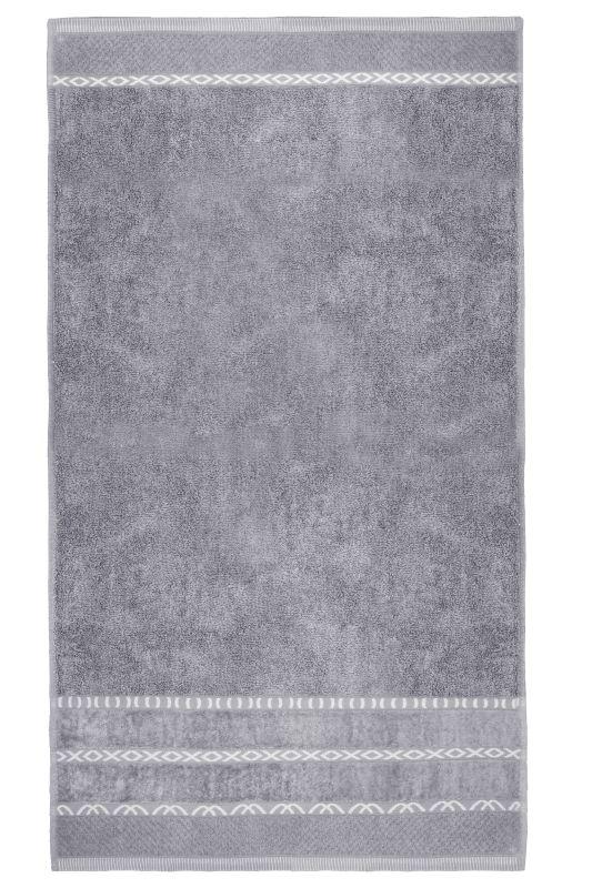 DETEXPOL Luxusný froté uterák na ruky GINO sivá 30x50 cm – 550 g/m?