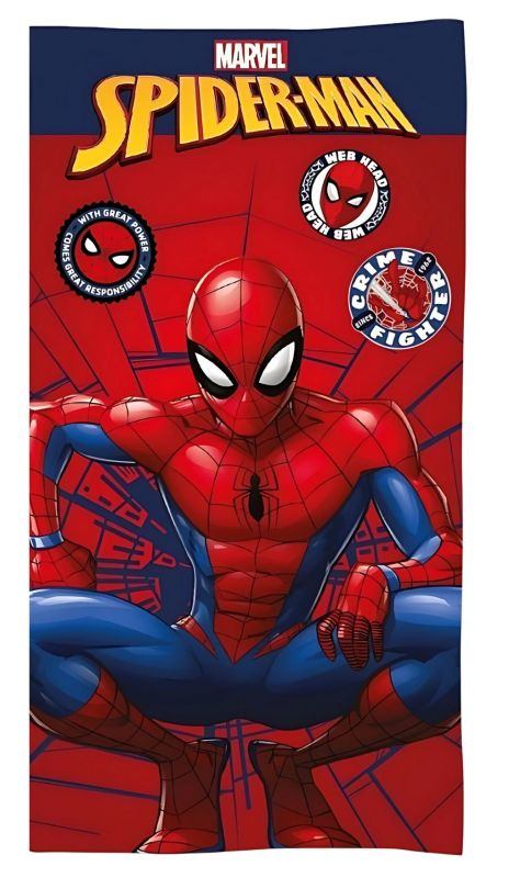 Osuška Spiderman red 70/140