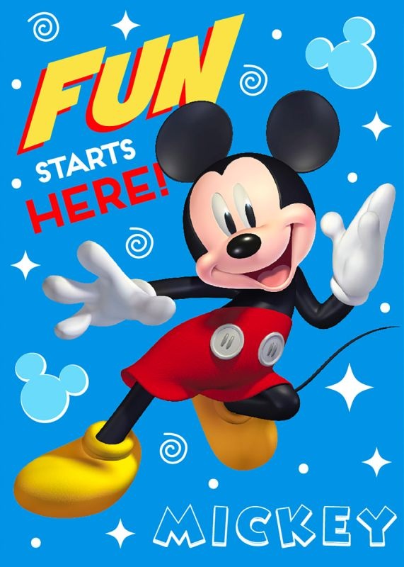 Fleece deka Mickey Fun 100/140