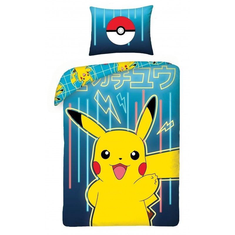 Obliečky Pokémon Pikachu 140/200, 70/90