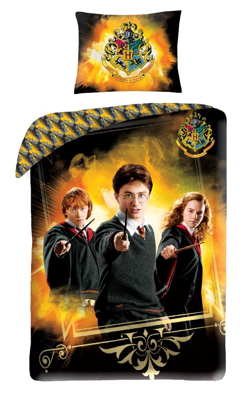 Obliečky Premium Harry Potter gold 140/200, 70/90