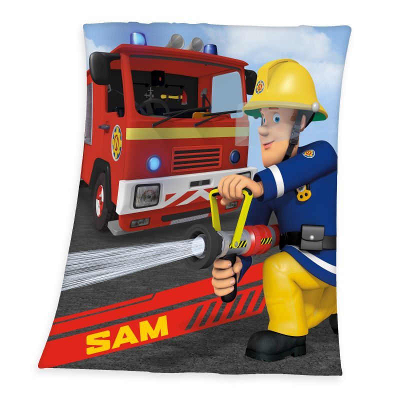 Fleece deka Požiarnik Sam 130/160