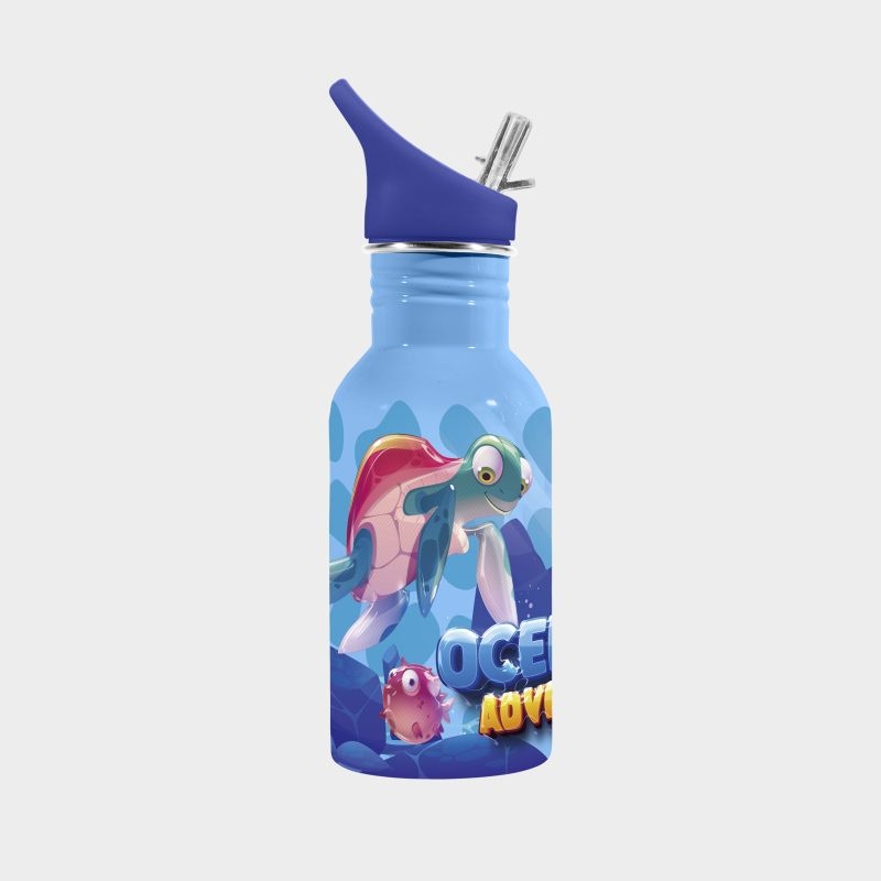 Detská nerezová Termo fľaša na pitie Oceland 500 ml