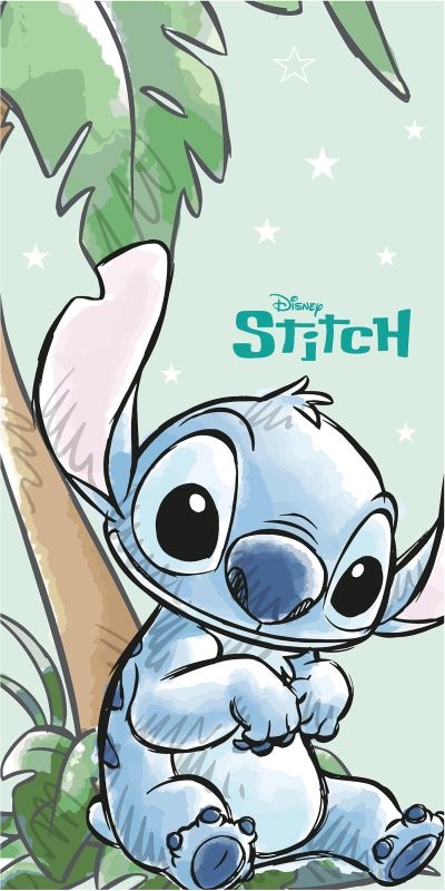 JERRY FABRICS Rýchloschnúca osuška Lilo a Stitch Tropical Cutie 70x140 cm