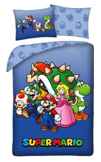 Obliečky Super Mario parta 140/200, 70/90