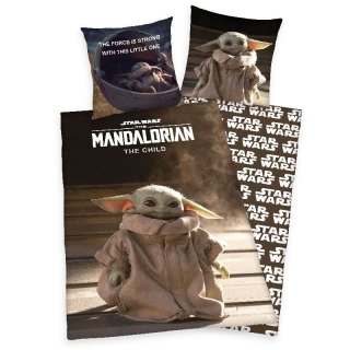 Obliečky Star Wars Mandalorian Baby Yoda 140/200, 70/90