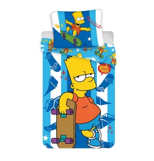 Obliečky Bart Skater 140/200, 70/90