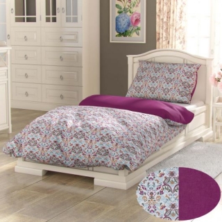 Francúzské Obliečky PROVENCE NARISTA purpurová 220/200, 70/90 cm